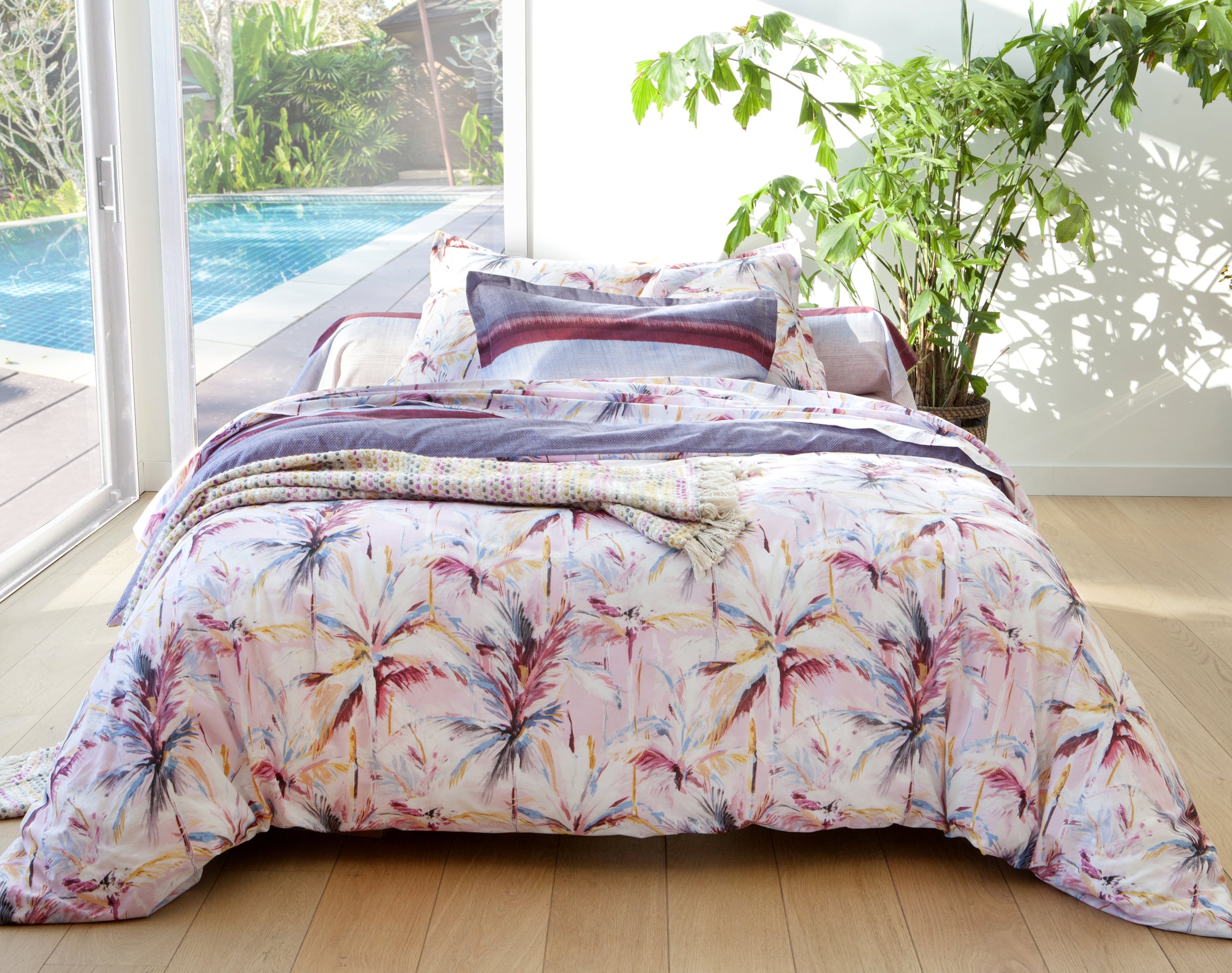Housse de couette 260x240 en coton multicolore Housse de couette 260x240 en coton multicolore