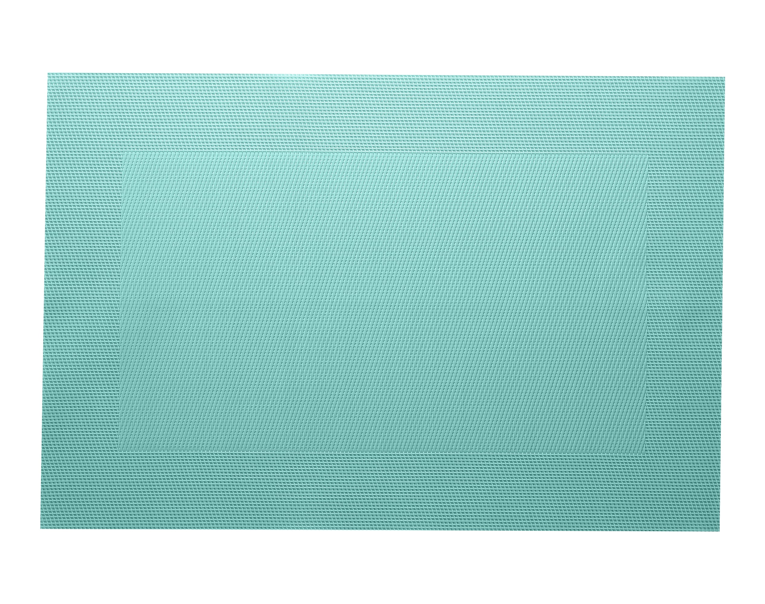 Lot de 2 sets de table unis bleu aqua 45x30 Lot de 2 sets de table unis bleu aqua 45x30
