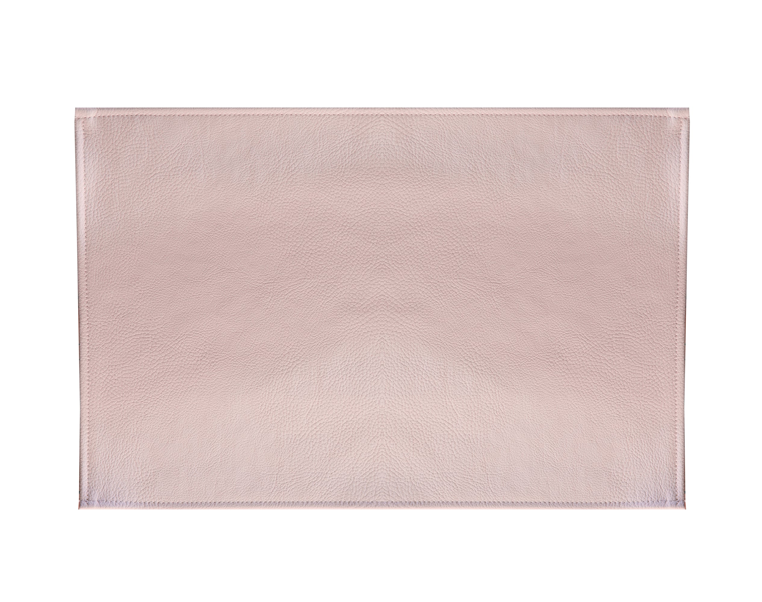 Lot de 2 sets de table aspect grainé rose poudré 45x30 Lot de 2 sets de table aspect grainé rose poudré 45x30