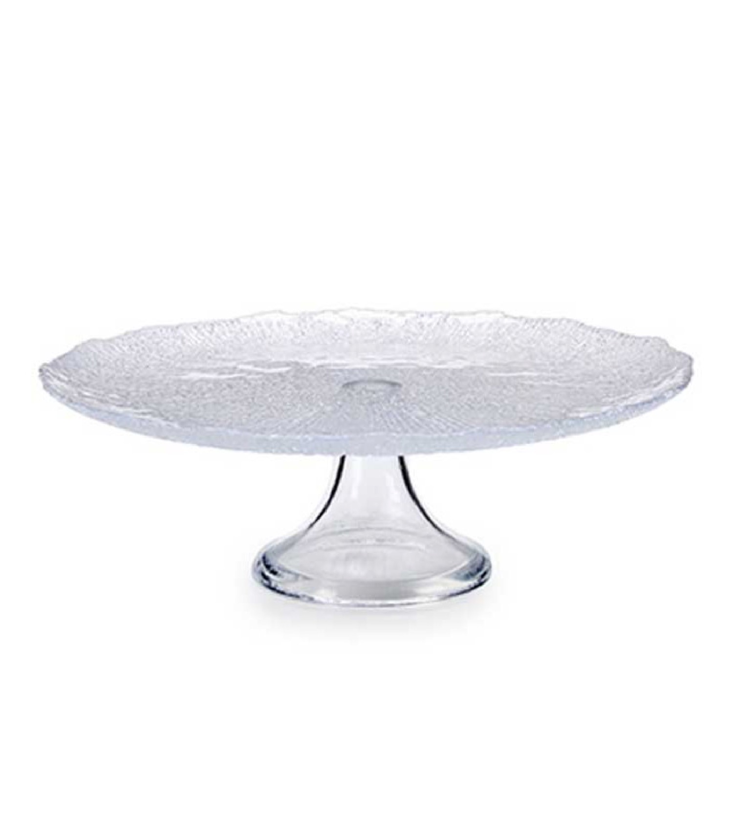 Présentoir à gâteau / tarte sur pied rond en verre D33cm Présentoir à gâteau / tarte sur pied rond en verre D33cm