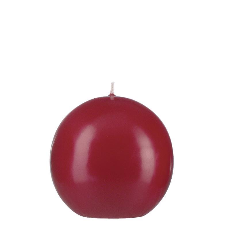 Bougie ronde D8cm 15h rouge Noël Bougie ronde D8cm 15h rouge Noël