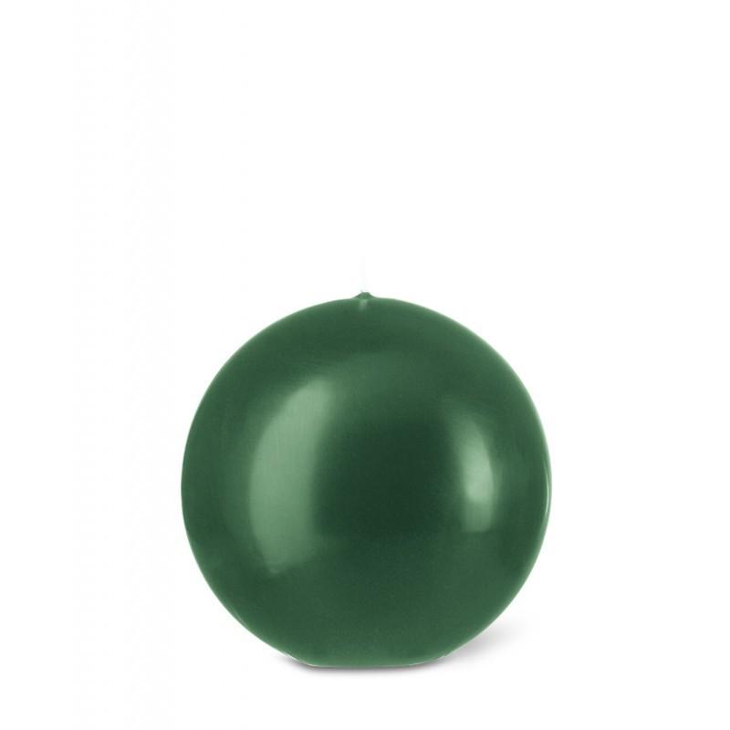 Bougie ronde D8cm 15h vert Noël Bougie ronde D8cm 15h vert Noël