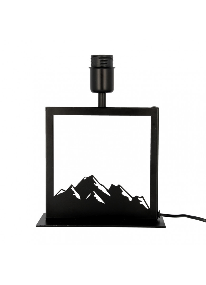 Lampe à poser cadre noir montagne Lampe à poser cadre noir montagne