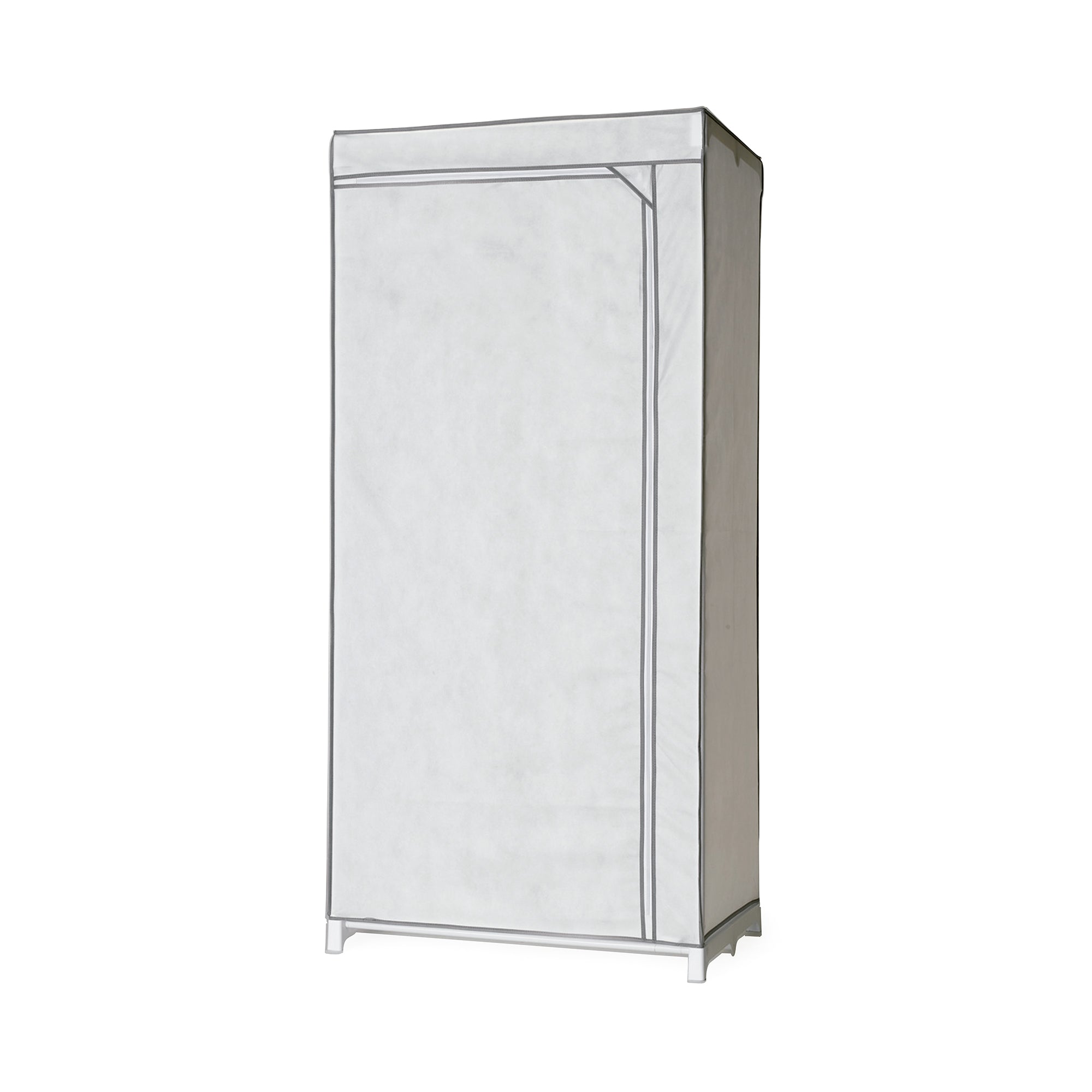 Armoire penderie housse blanche H170cm (photo) Armoire penderie housse blanche H170cm