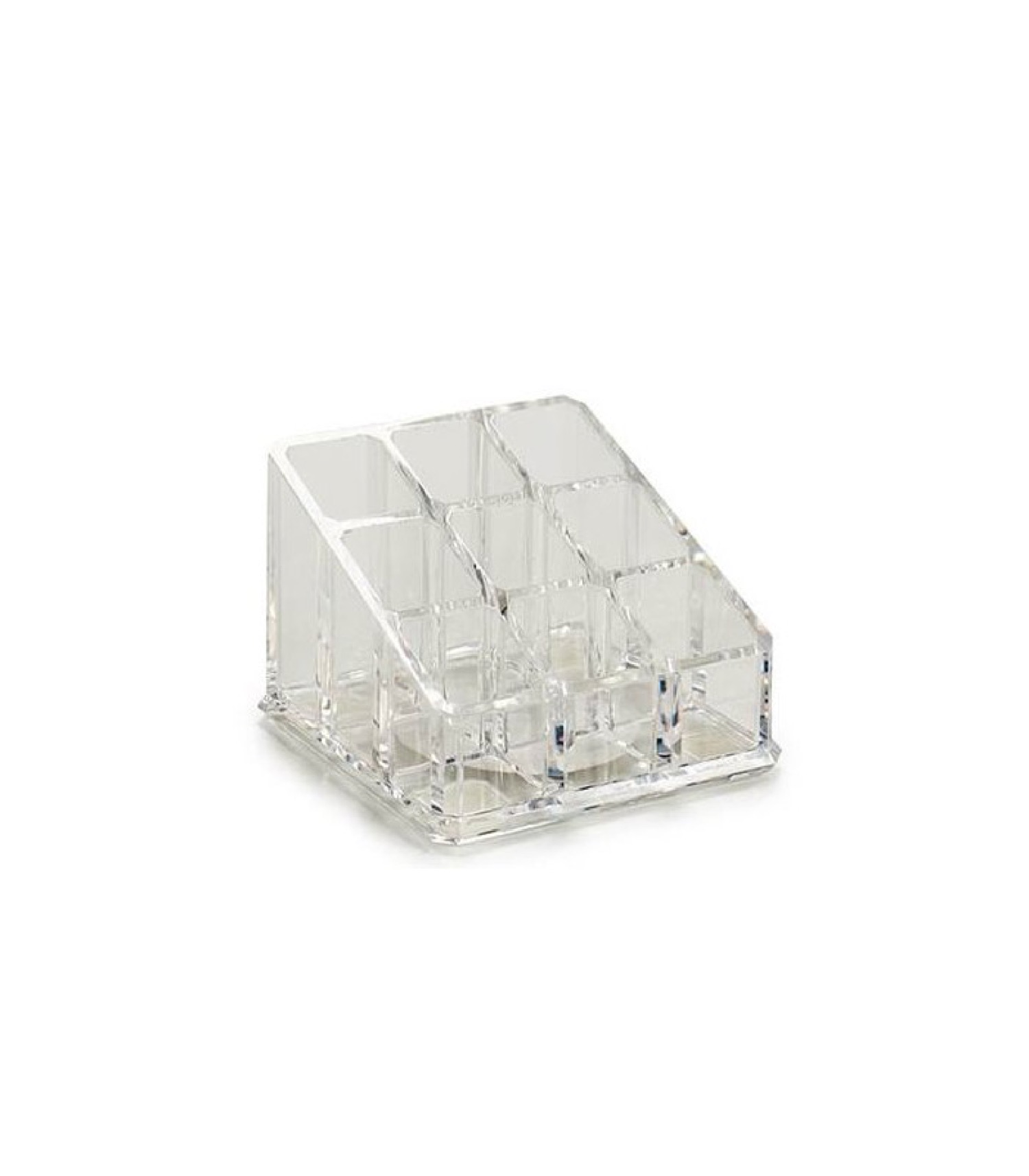 Rangement maquillage transparent 9 compartiments Rangement maquillage transparent 9 compartiments