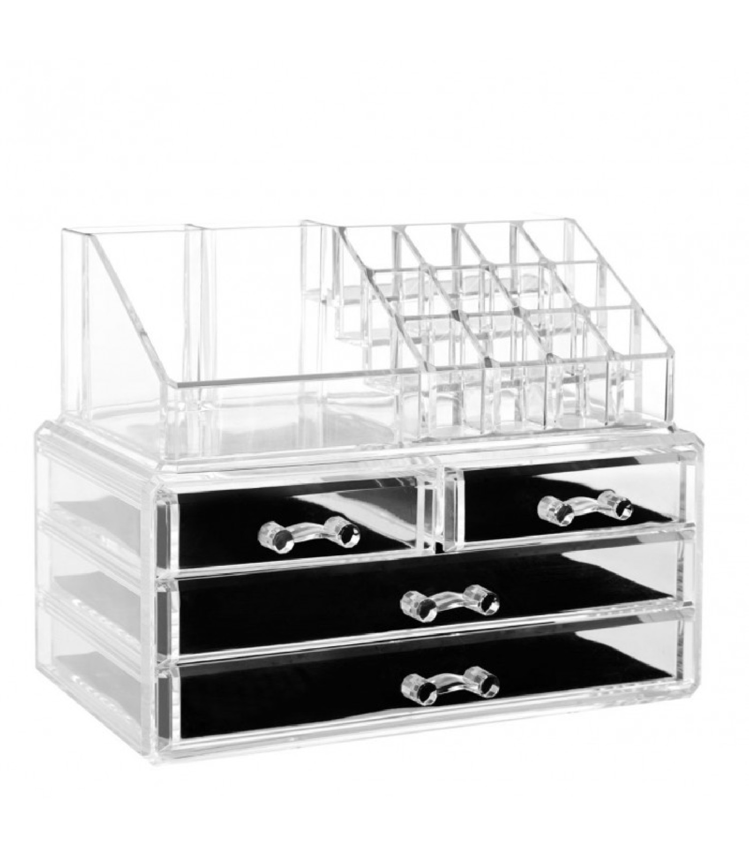 Rangement maquillage en acrylique transparent Rangement maquillage en acrylique transparent