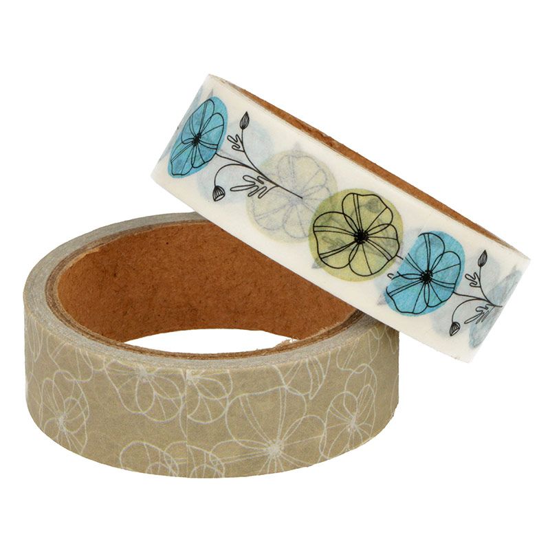 2 masking tapes 5 mx15mm (photo) 2 masking tapes 5 mx15mm