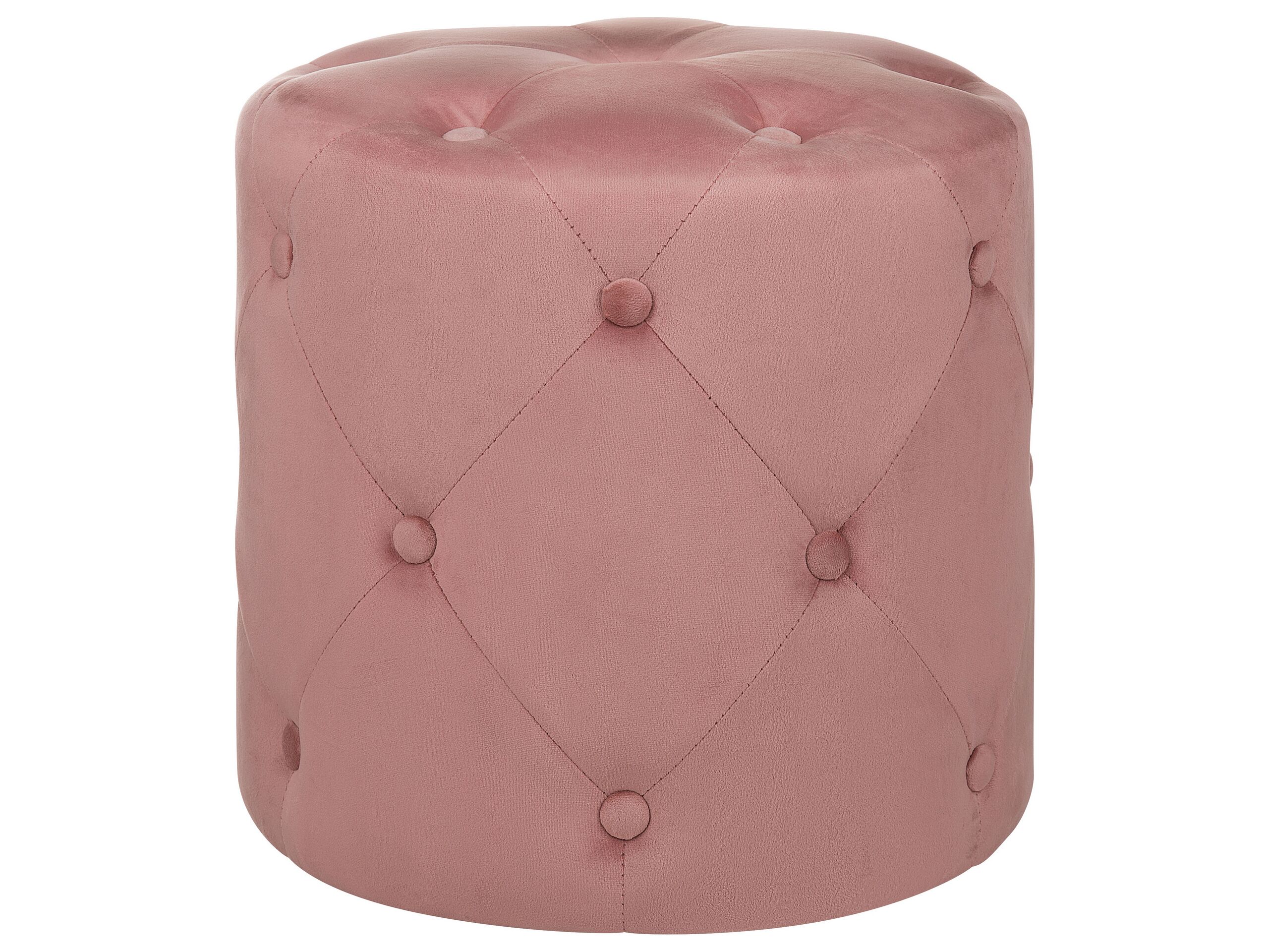 Pouf Rose Velours