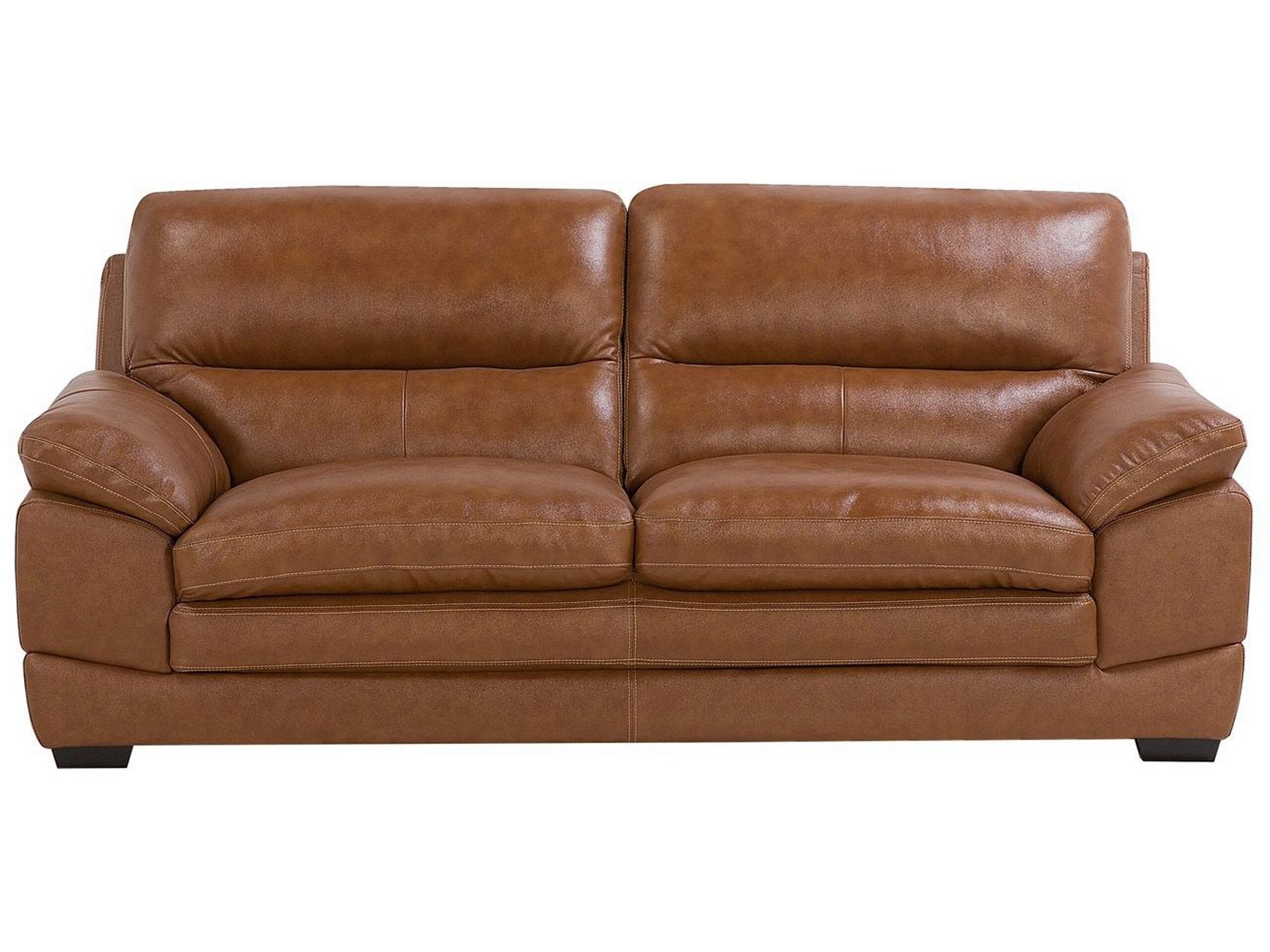 horten - Canapé relax cuir de vachette Marron - Vue supplémentaire 1