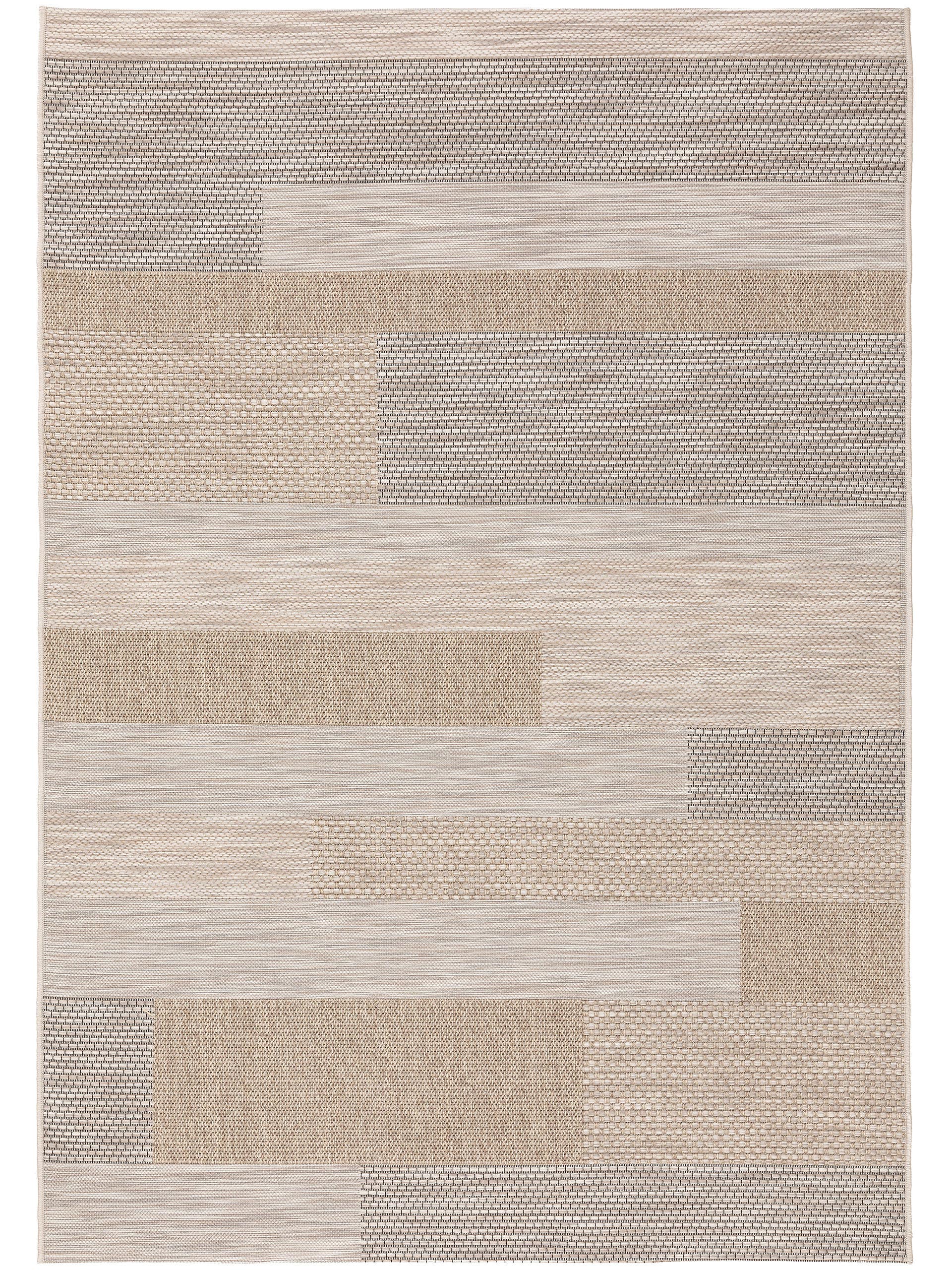 Tapis d'extérieur & intérieur beige/gris 200x290 Tapis d'extérieur & intérieur beige/gris 200x290