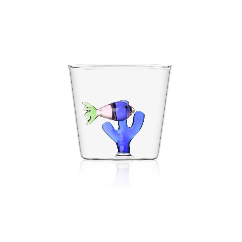 Verre tumbler poisson rose Verre tumbler poisson rose