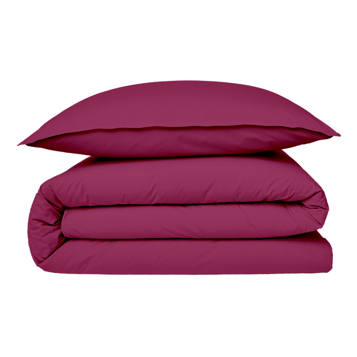 Housse de couette Magenta 200x200cm 57 fils Housse de couette Magenta 200x200cm 57 fils