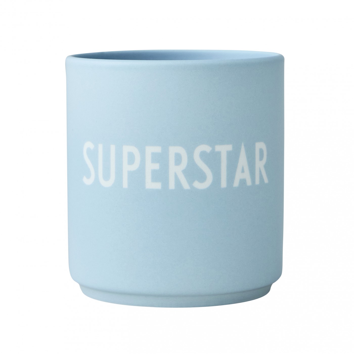 Mug bleu en porcelaine Superstar