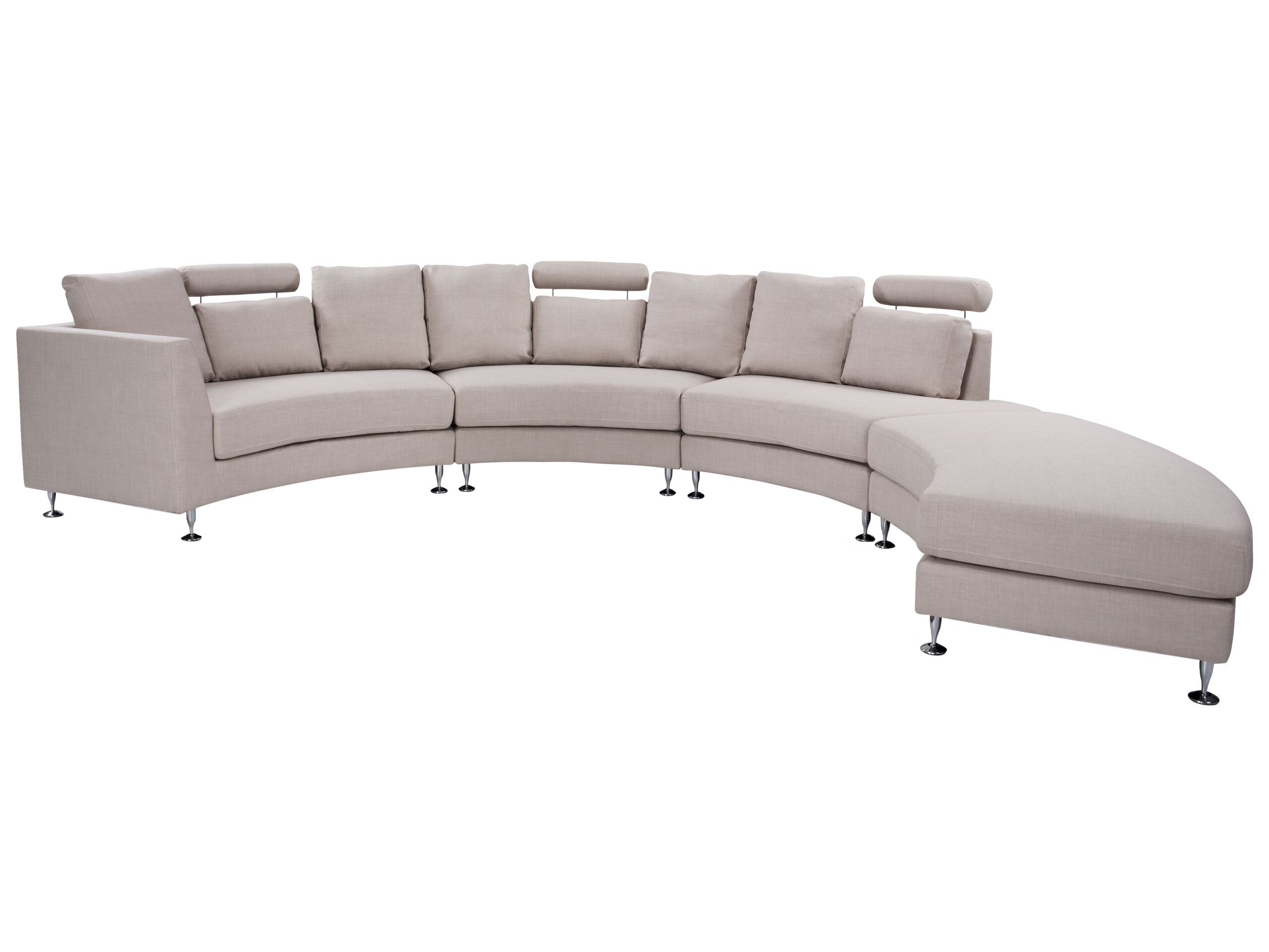 rotunde - Canapé cuir Beige - Vue supplémentaire 1