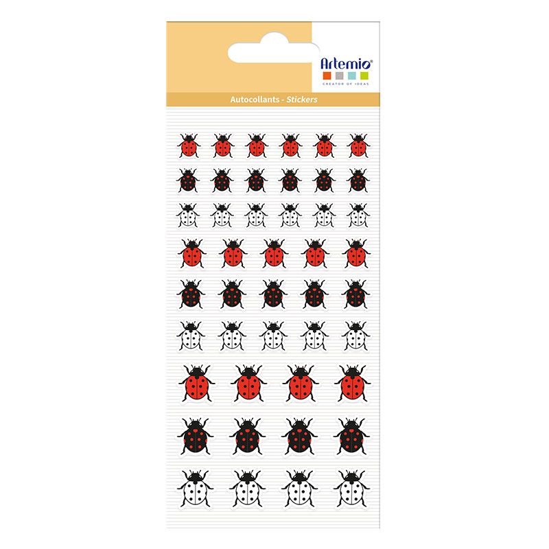 54 stickers puffies coccinelles 54 stickers puffies coccinelles