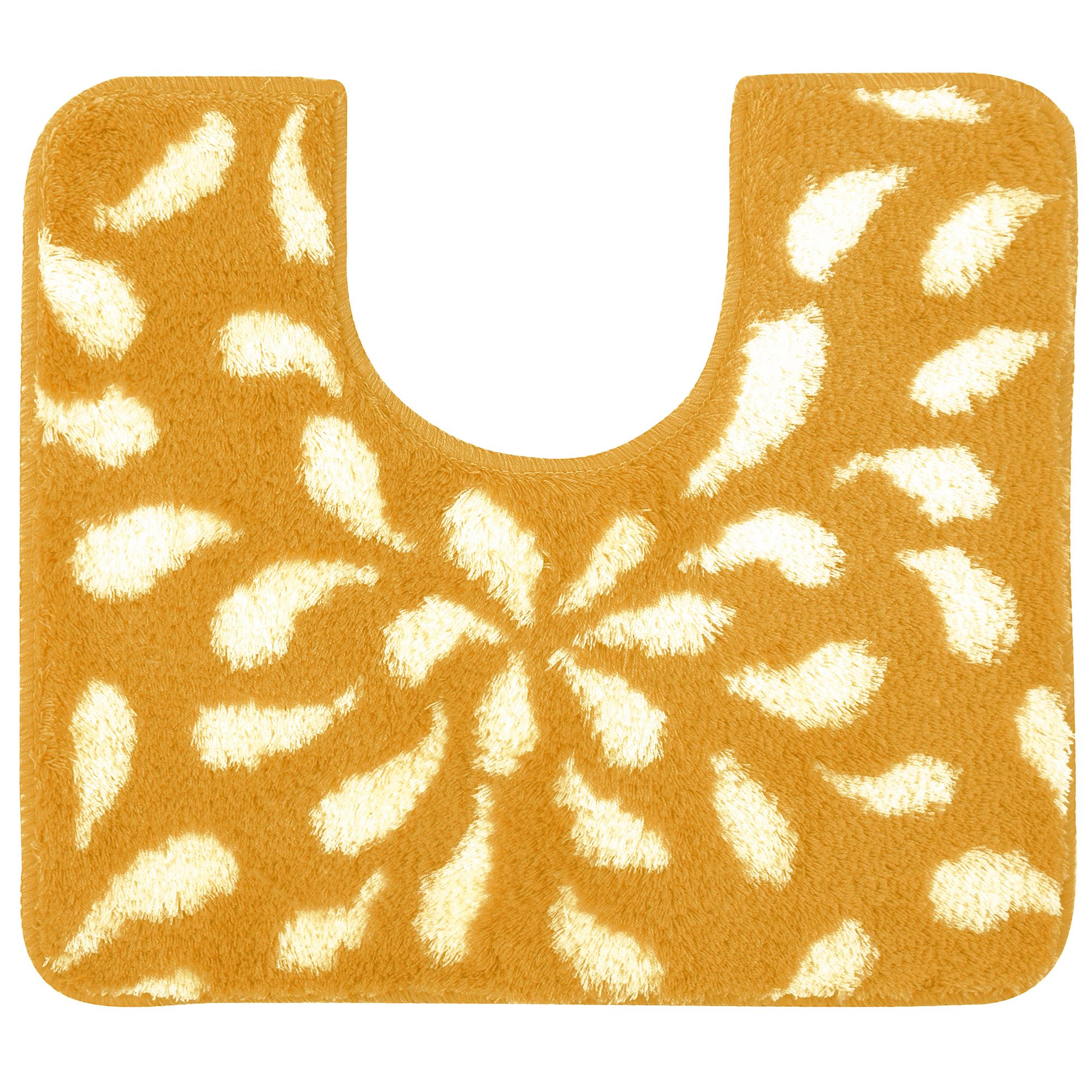 Tapis de bain jaune 45x50 en polyester Tapis de bain jaune 45x50 en polyester