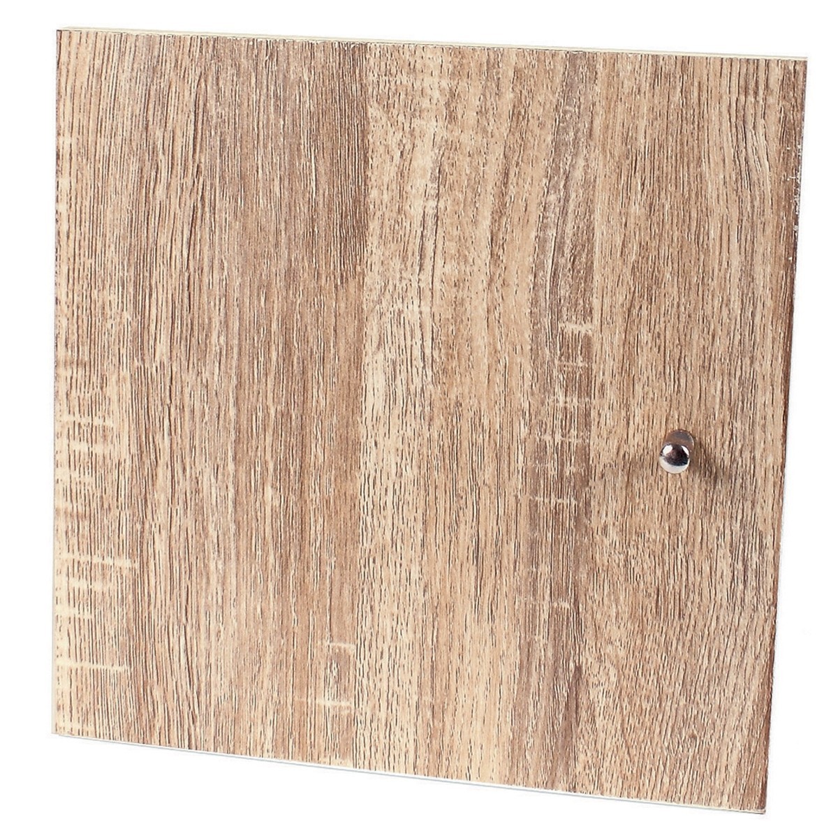 Porte pour meuble à cases bouton de porte inox - Marron Porte pour meuble à cases bouton de porte inox - Marron