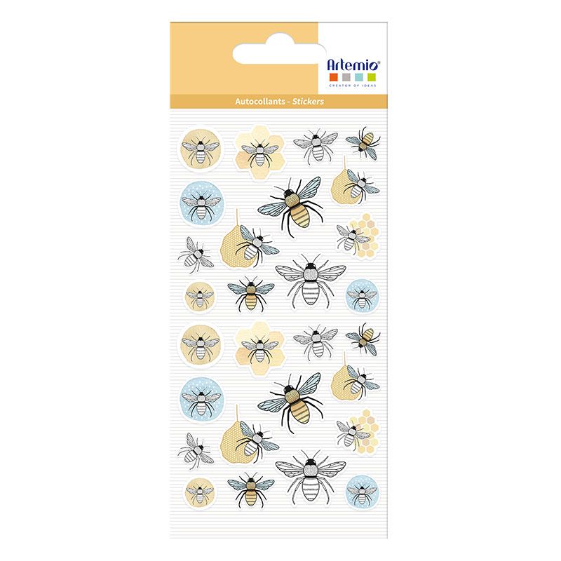 28 stickers puffies abeilles 28 stickers puffies abeilles