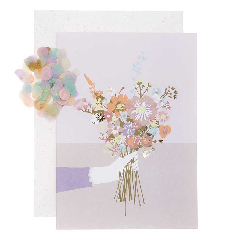 Carte florale bouquet DIY à personnaliser Carte florale bouquet DIY à personnaliser