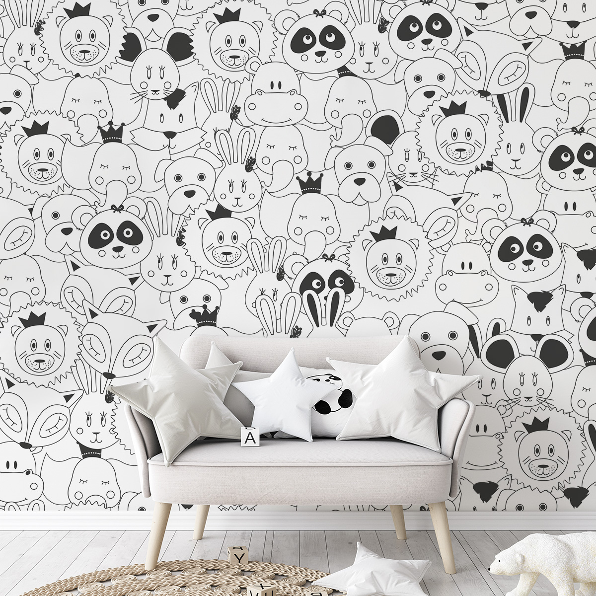 Papier peint enfant Les Anicool 250x425
