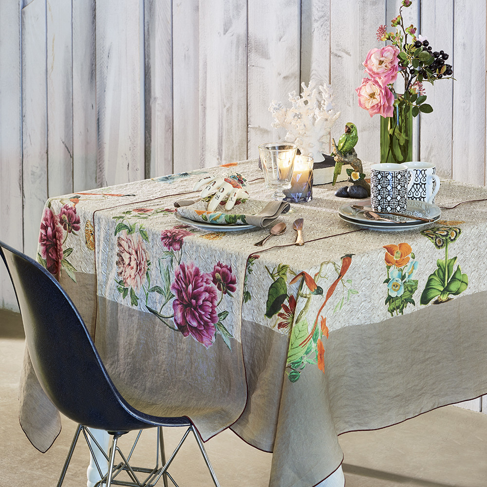 Nappe carrée pur lin 115x115 Nappe carrée pur lin 115x115