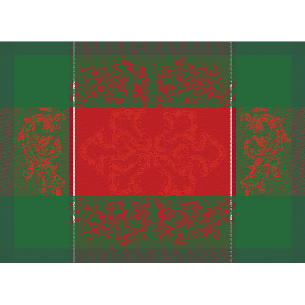 Set antitache déperlant pur coton rouge 55X40 Set antitache déperlant pur coton rouge 55X40