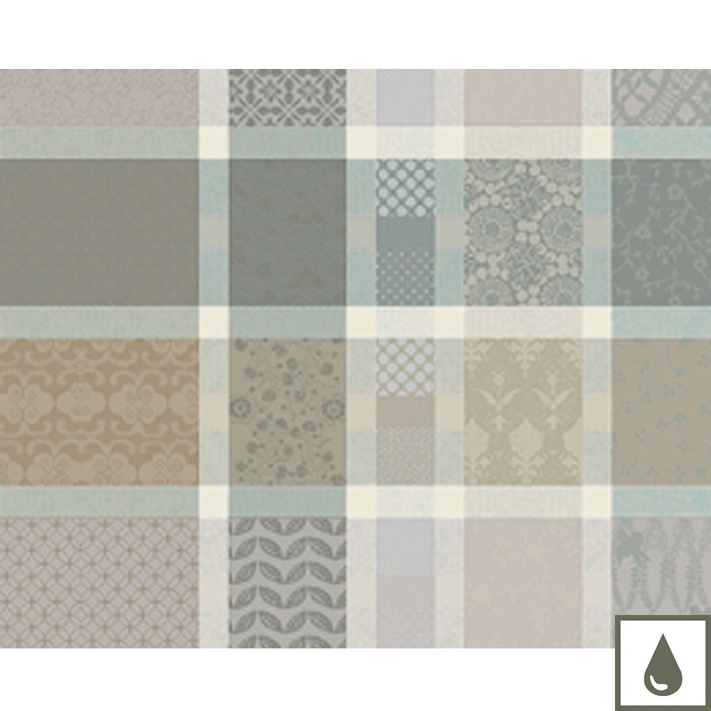 Set enduit imperméable pur coton beige 40X50 Set enduit imperméable pur coton beige 40X50