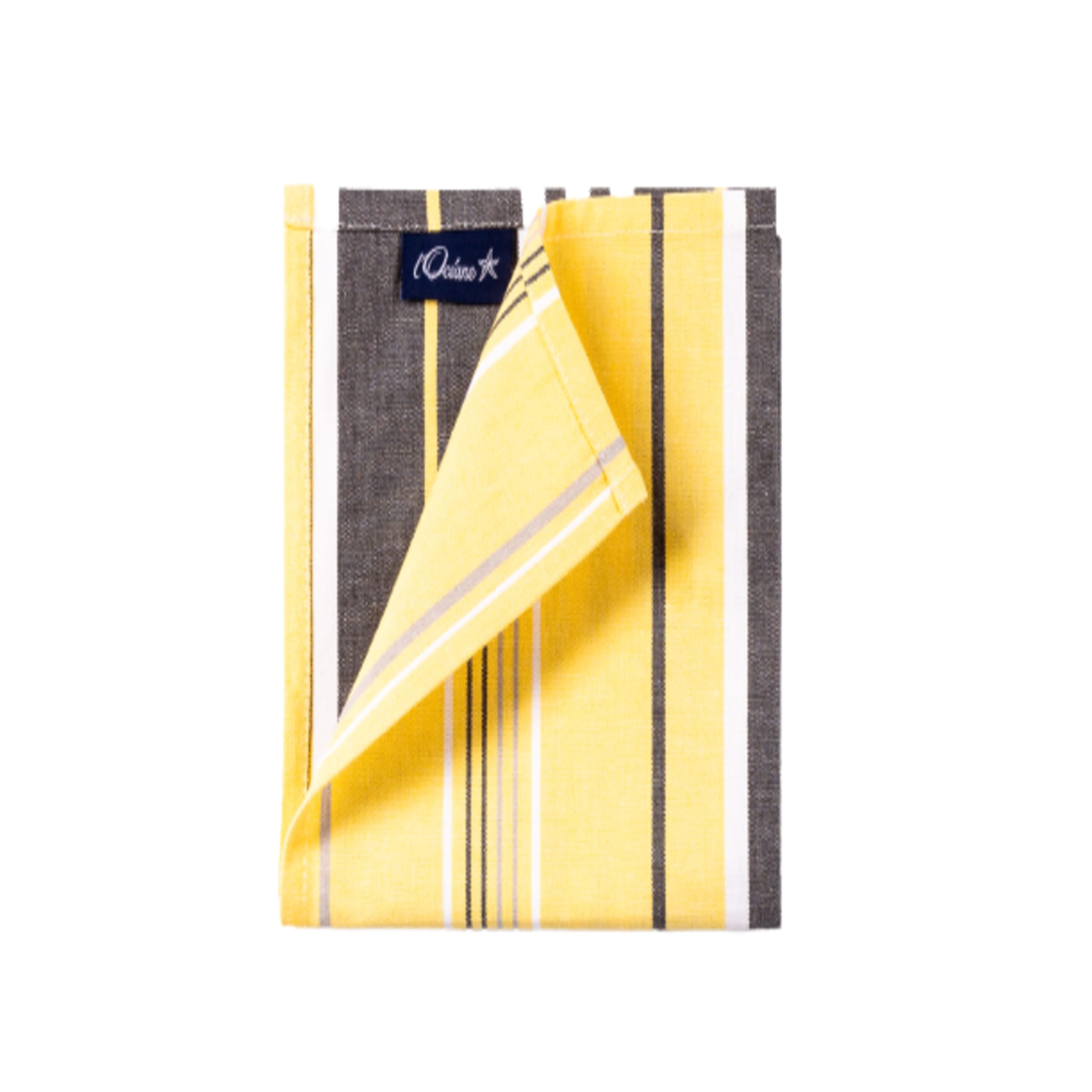1 lot de 6 serviettes de table 100 % coton jaune 50 x 50 cm 1 lot de 6 serviettes de table 100 % coton jaune 50 x 50 cm