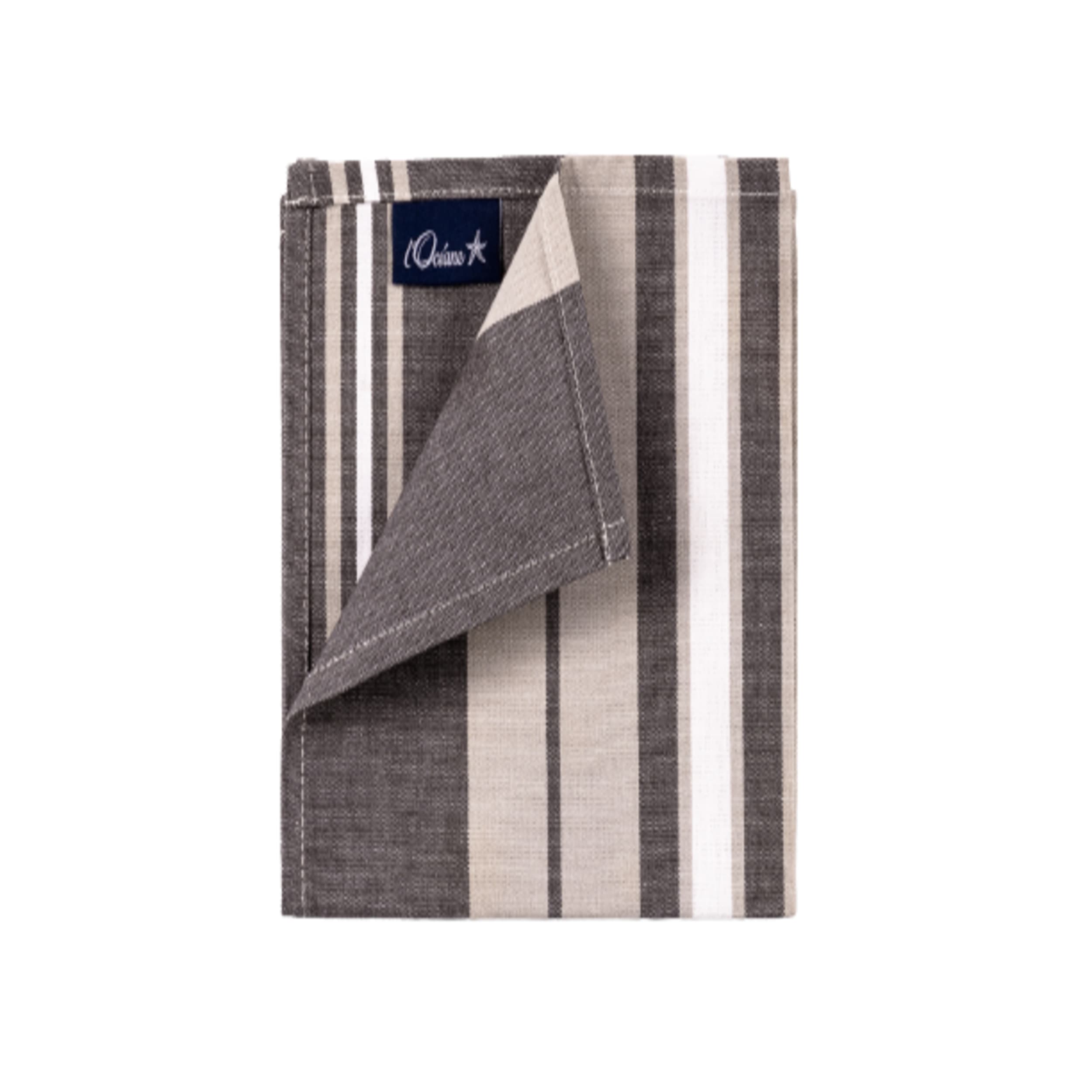 1 lot de 6 serviettes de table 100 % coton gris 50 x 50 cm 1 lot de 6 serviettes de table 100 % coton gris 50 x 50 cm