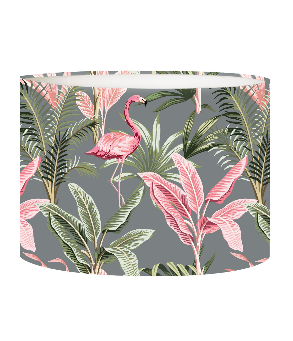 Abat-jour chevet Flamand Gris D 25 x H 20 Abat-jour chevet Flamand Gris D 25 x H 20