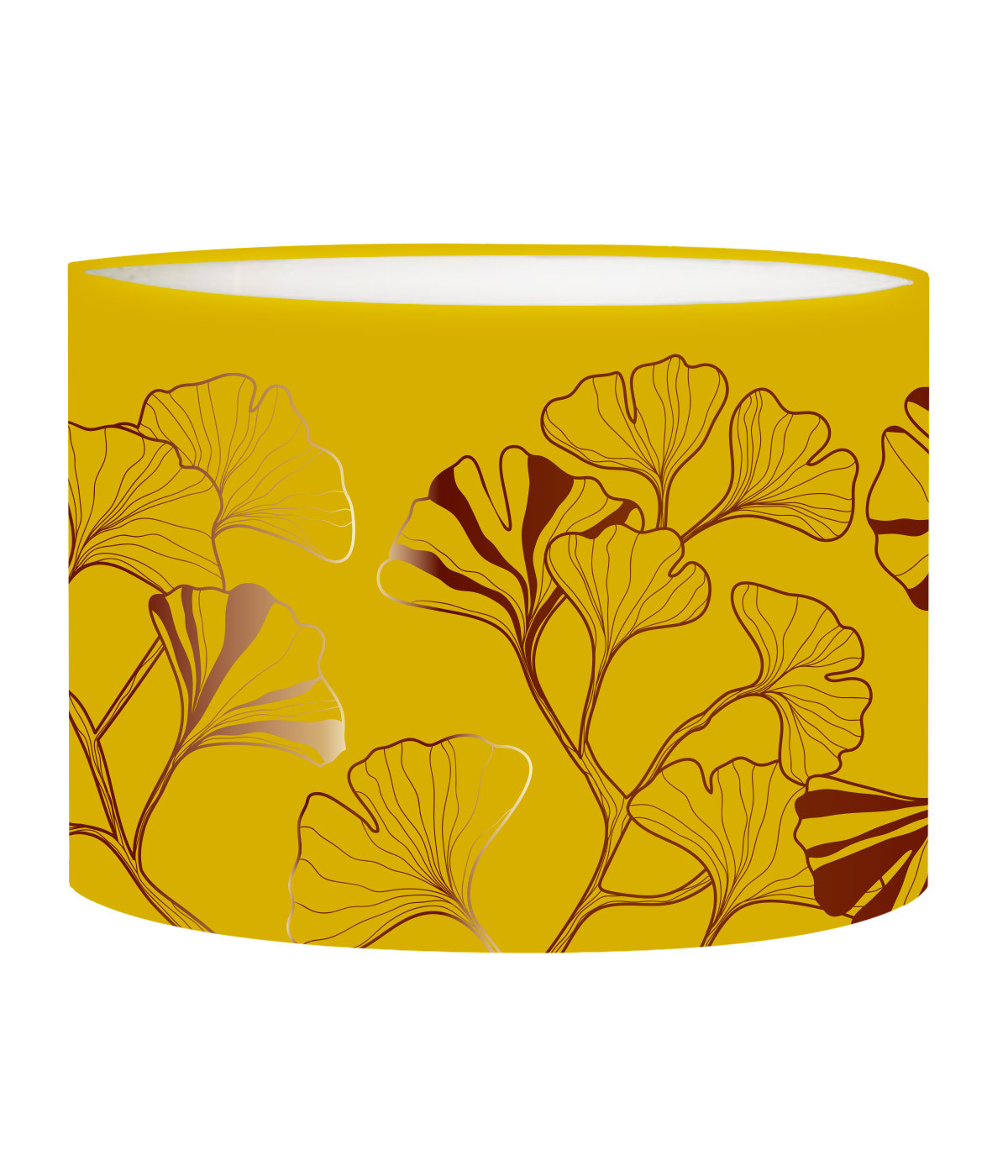 Abat-jour chevet Iris Jaune Moutarde D 25 x H 20 Abat-jour chevet Iris Jaune Moutarde D 25 x H 20