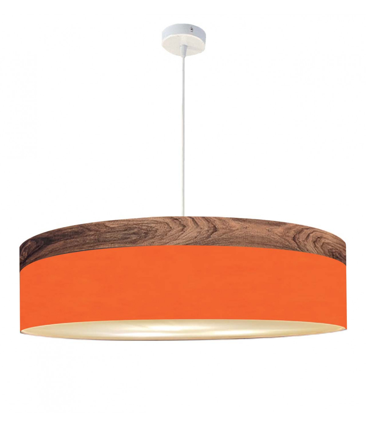 Suspension orange d 65 cm