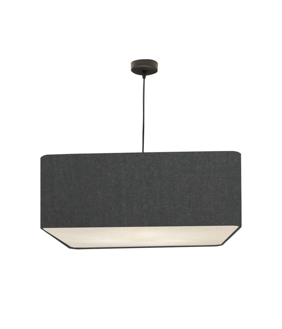 Suspension Carrée Carlito Gris Souris D 50 x H 20 Suspension Carrée Carlito Gris Souris D 50 x H 20