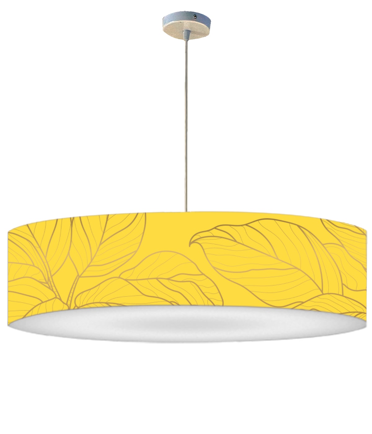 Suspension feuille jaune acidulée D 60 x H 30 Suspension feuille jaune acidulée D 60 x H 30