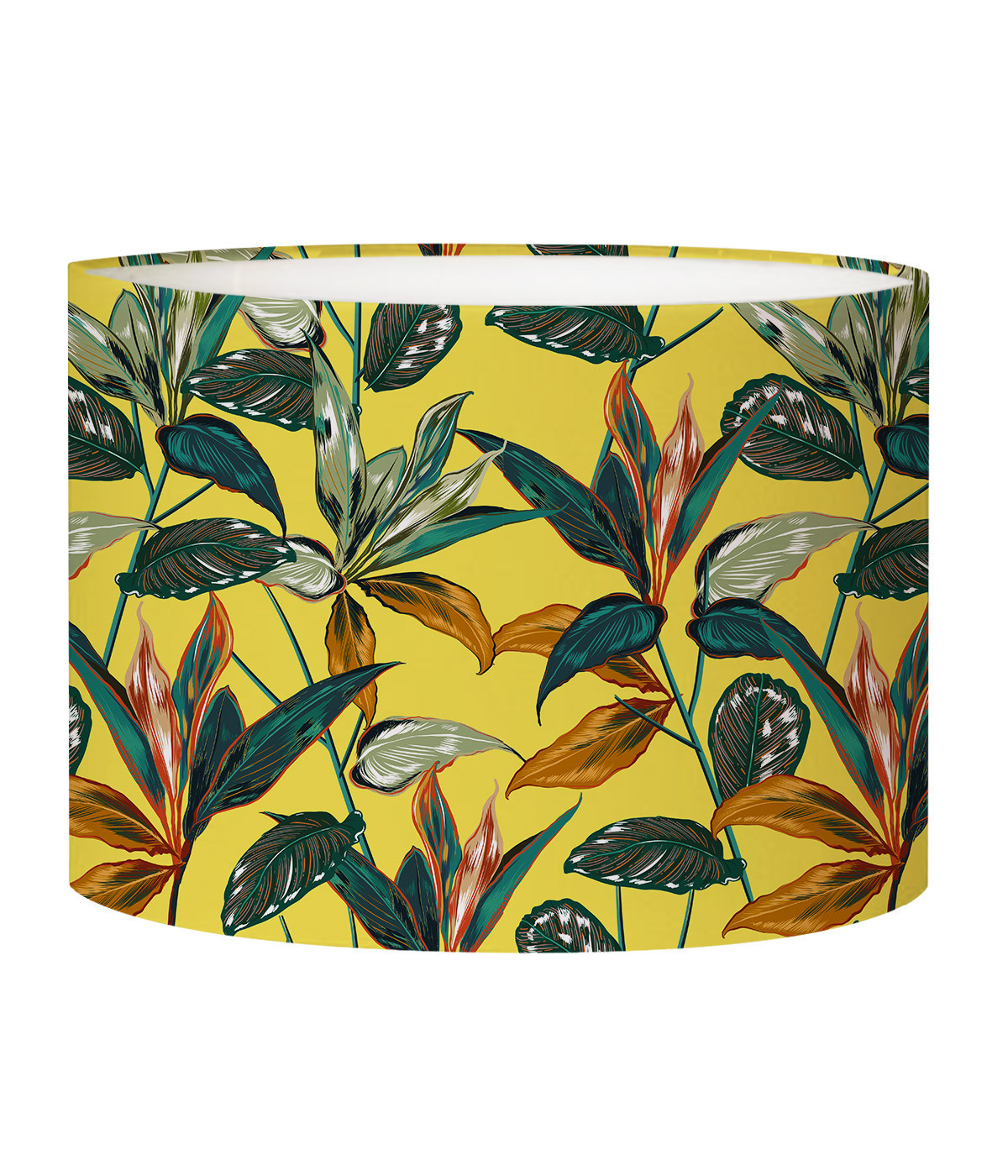 Abat-jour Lampadaire Forêt jaune acidulé T 45 x H 25 Abat-jour Lampadaire Forêt jaune acidulé T 45 x H 25