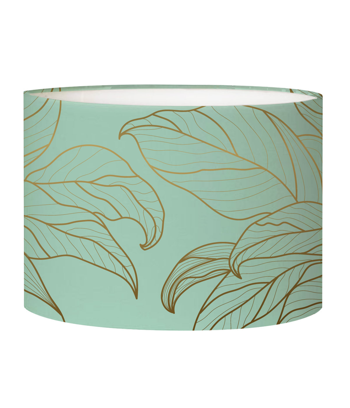 Abat-jour Lampadaire feuille vert acidulé D 45 x H 25 Abat-jour Lampadaire feuille vert acidulé D 45 x H 25