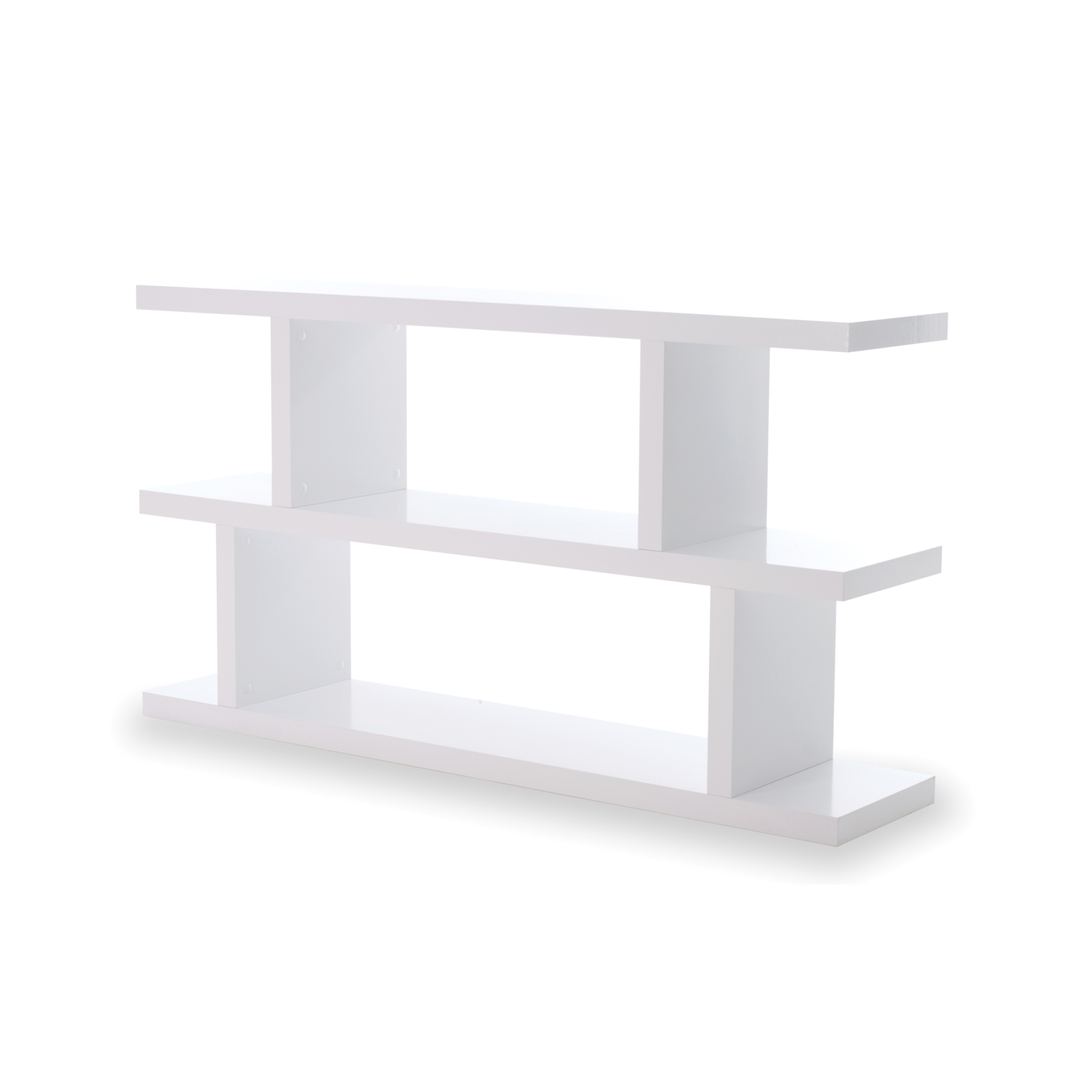 Bibliothèque effet bois Blanc Bibliothèque effet bois Blanc