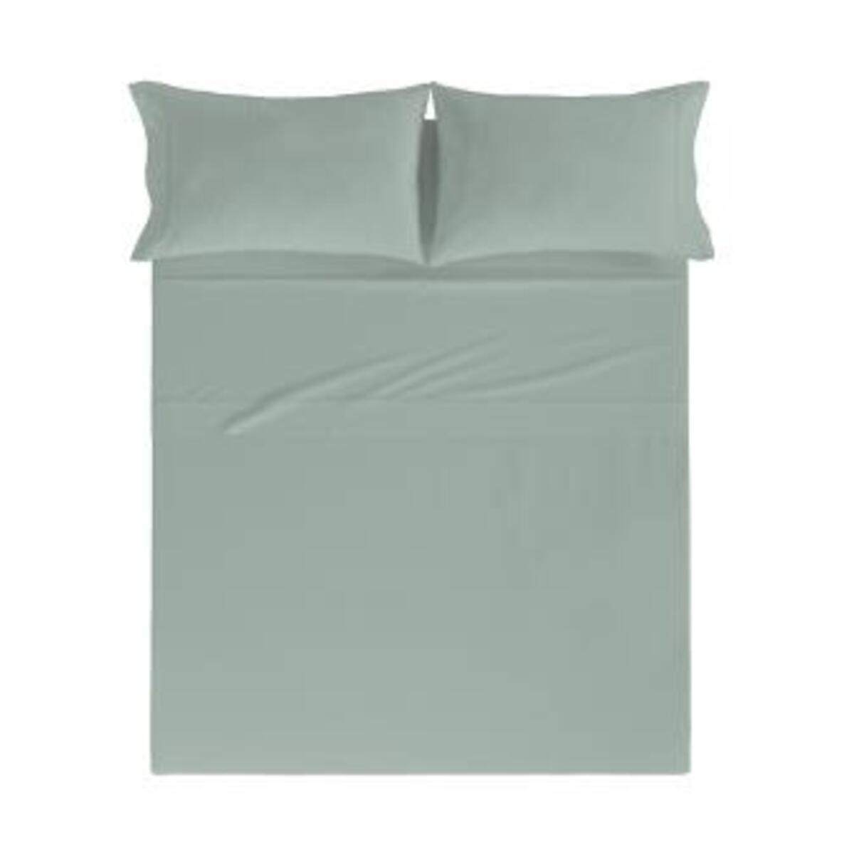 Drap de lit en coton percale thé 160x280 Drap de lit en coton percale thé 160x280
