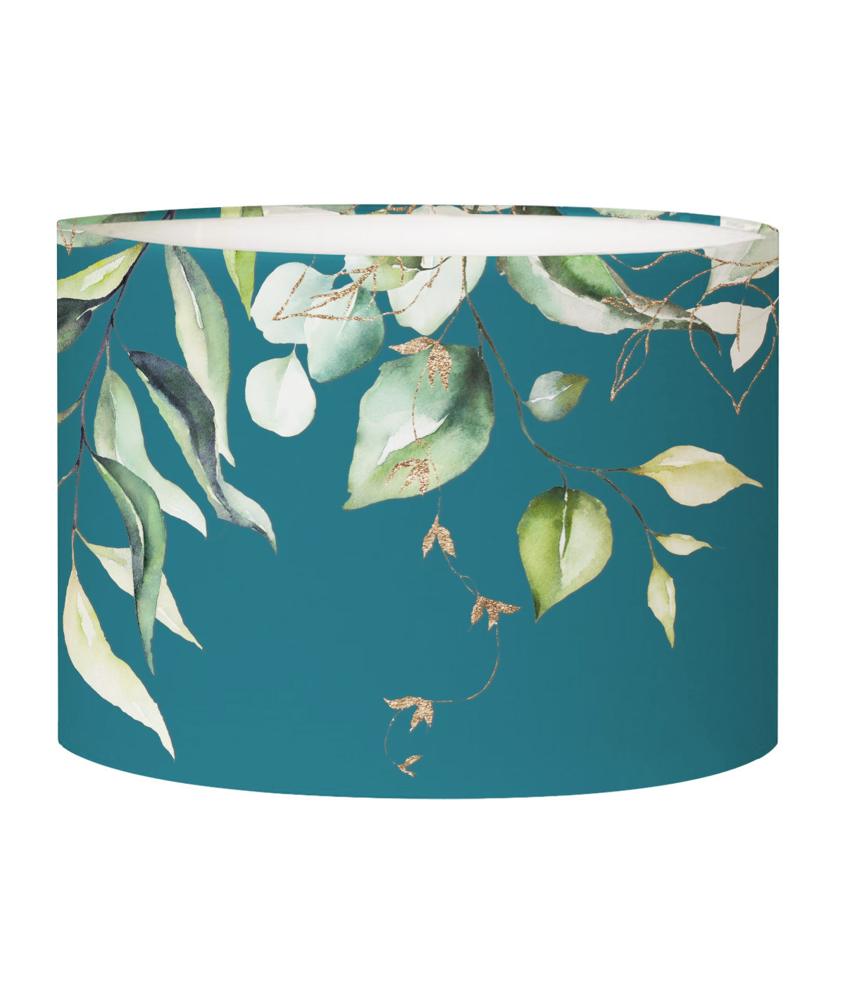 Abat-jour Branche Bleu Canard Ø 25cm xH 20cm Abat-jour Branche Bleu Canard Ø 25cm xH 20cm