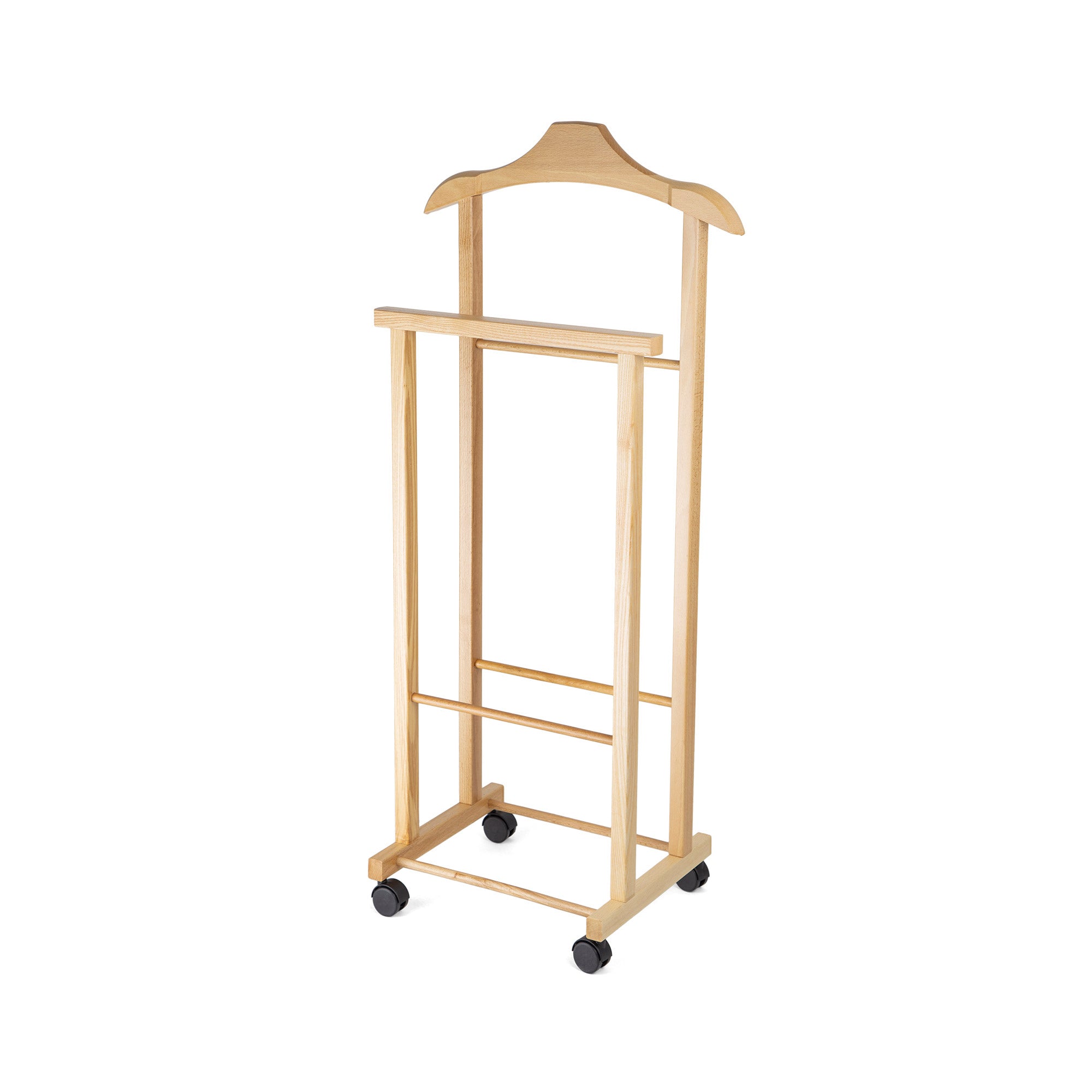Valet en bois naturel H97cm Valet en bois naturel H97cm