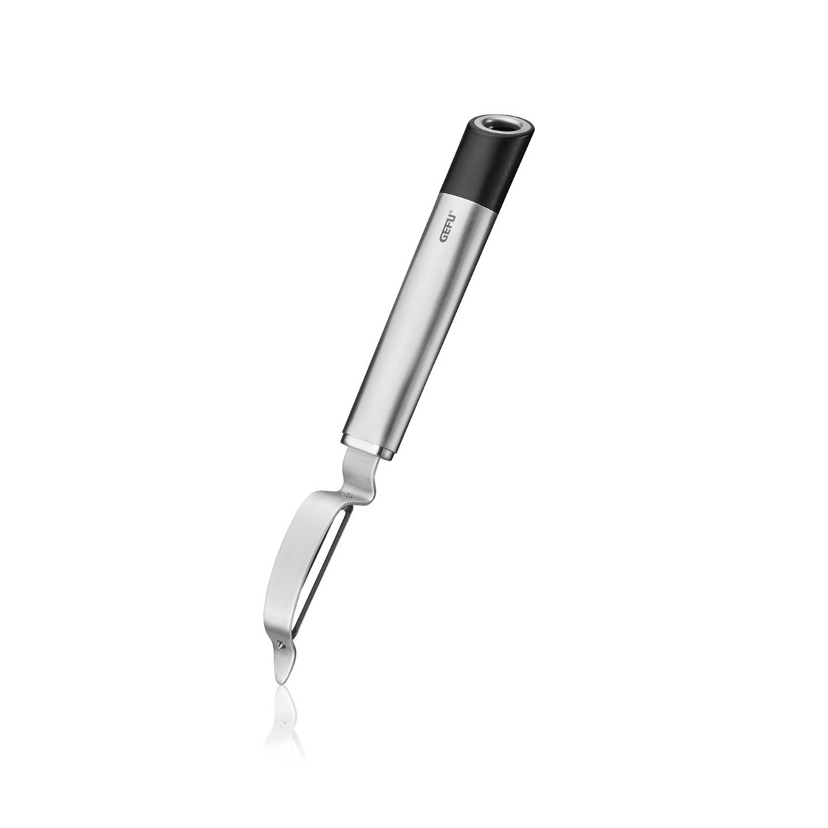Eplucheur oscillant en acier inoxydable argent Eplucheur oscillant en acier inoxydable argent