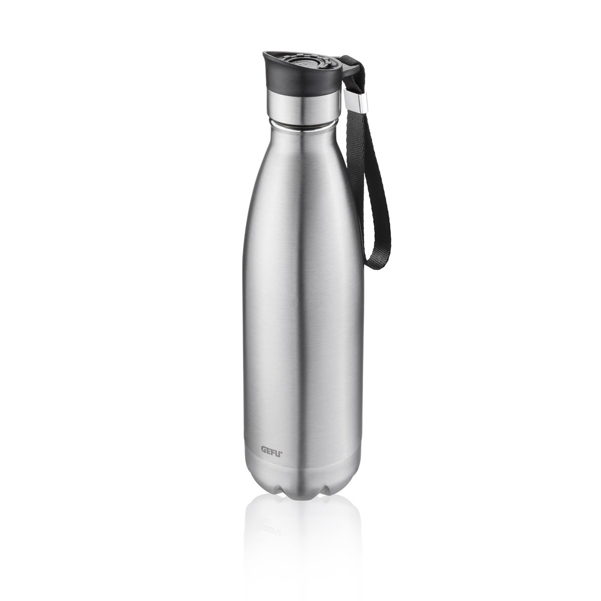 Bouteille isotherme en acier inoxydable argent 500ml Bouteille isotherme en acier inoxydable argent 500ml