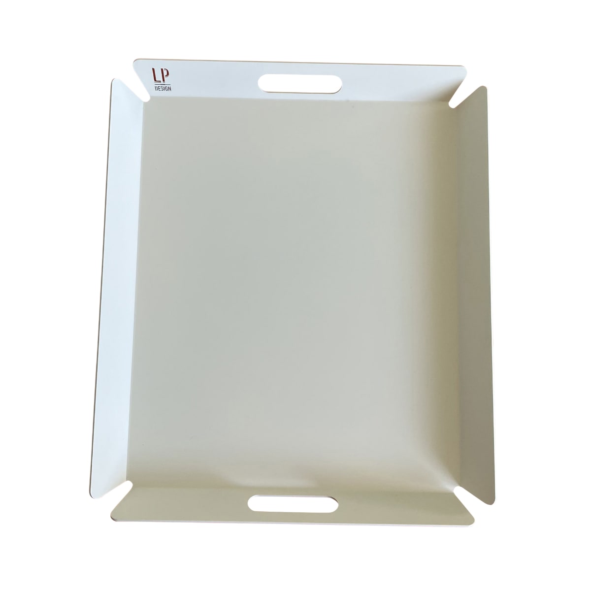 Plateau aluminium blanc 56X48cm
