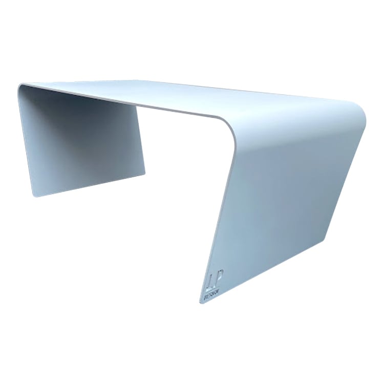 Table basse de jardin aluminium gris L98xl49cm H40cm