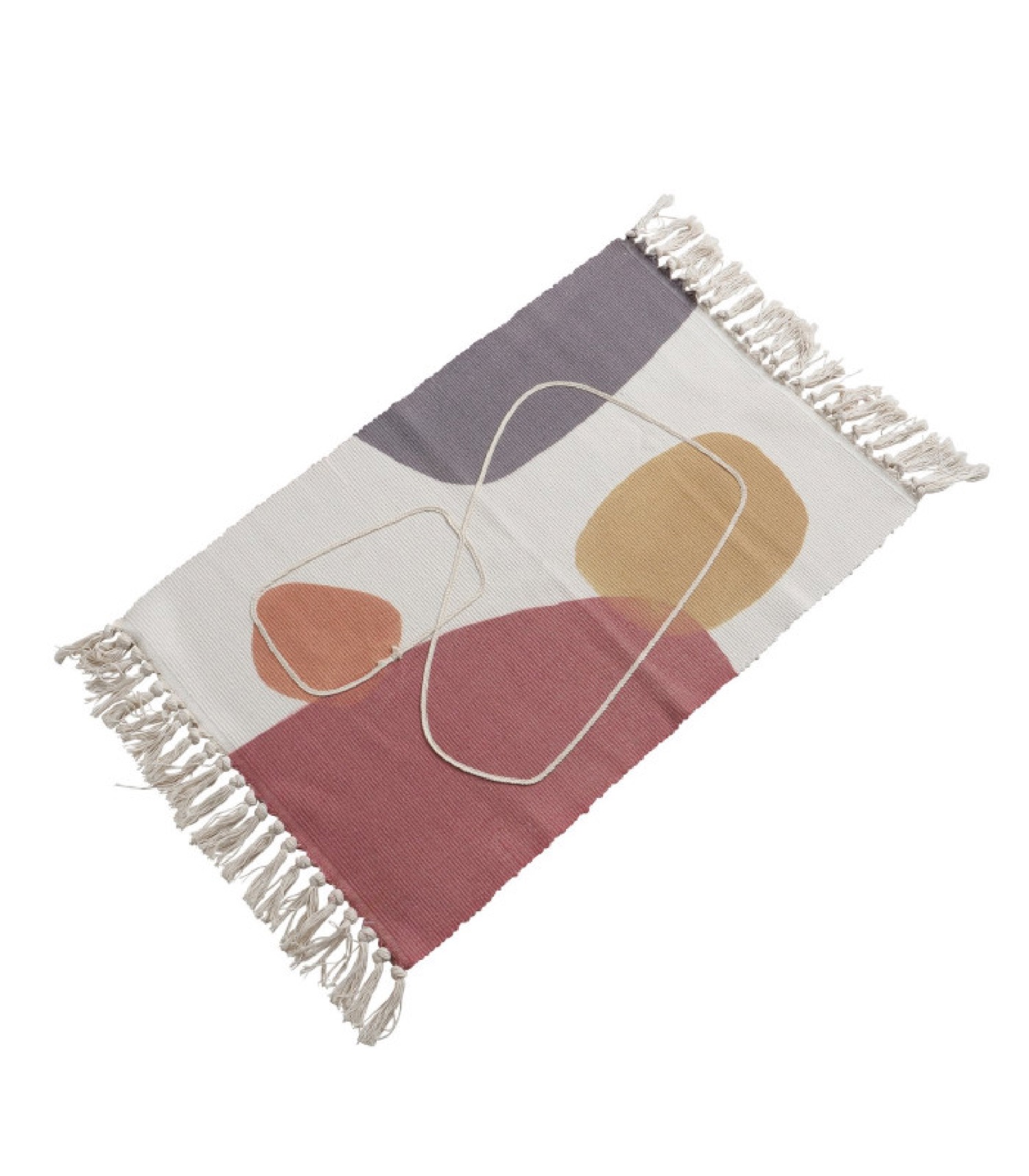 Tapis descente de lit multicolore 60x90cm Tapis descente de lit multicolore 60x90cm