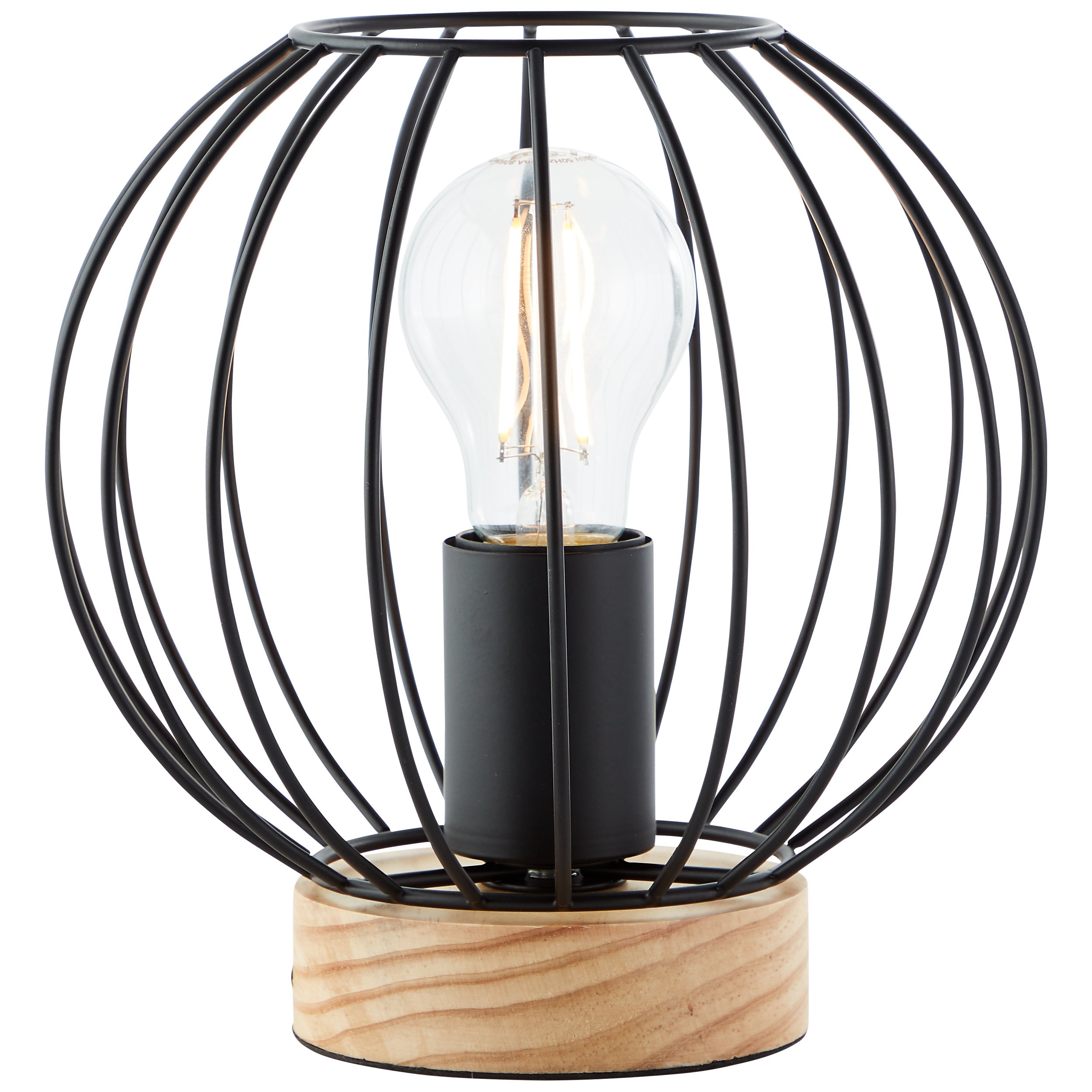 Lampe en métal noir (photo) Lampe en métal noir