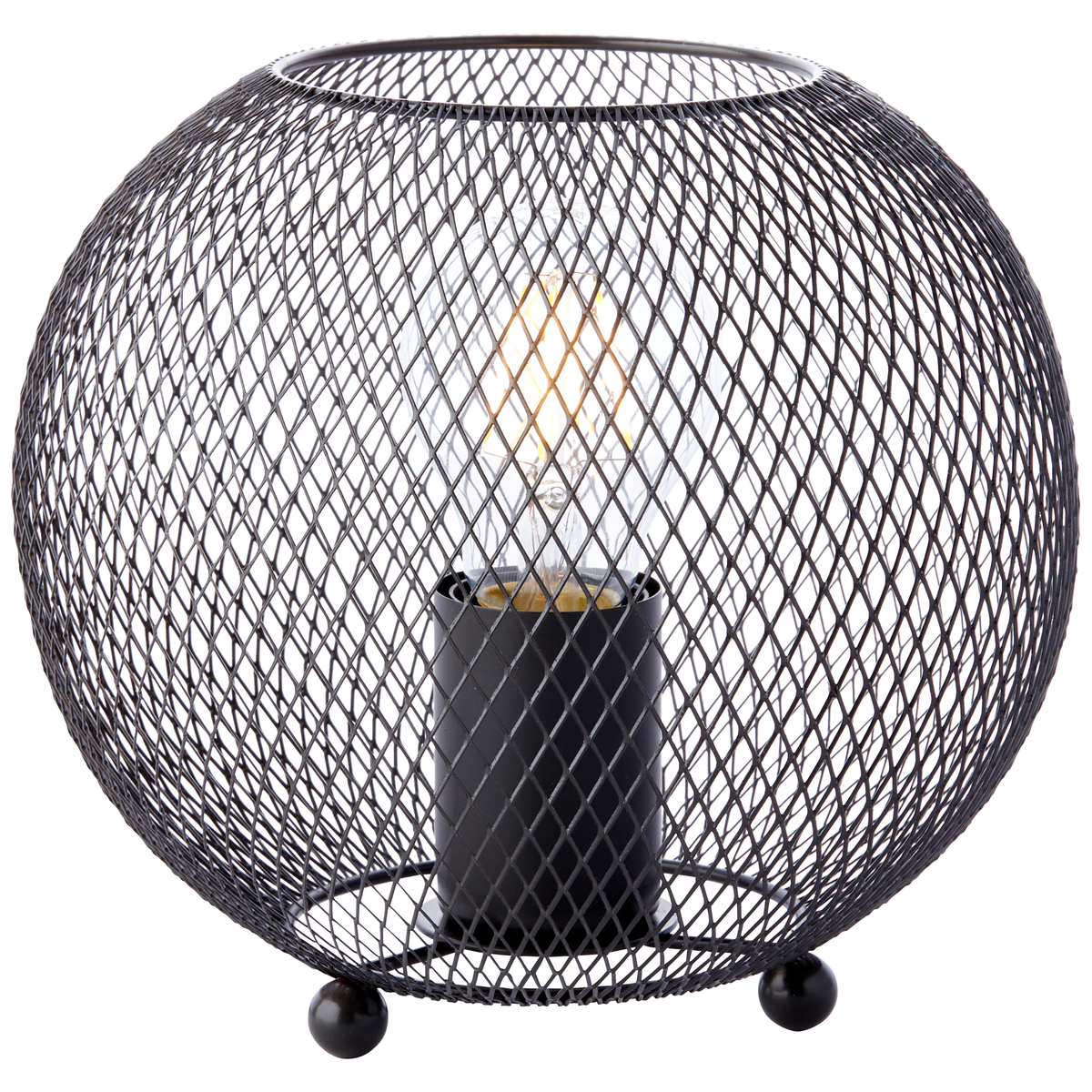 Lampe en métal noir (photo) Lampe en métal noir