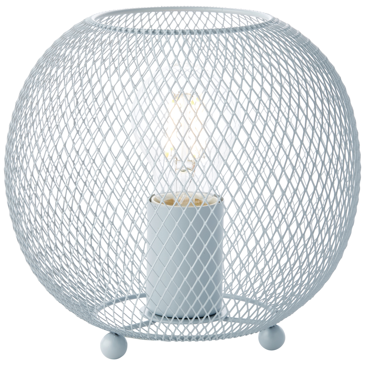 Lampe en métal gris Lampe en métal gris