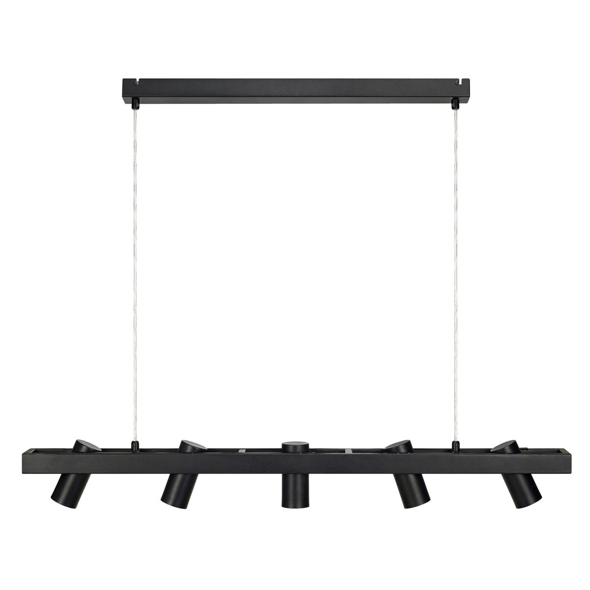 Plafonnier en métal noir