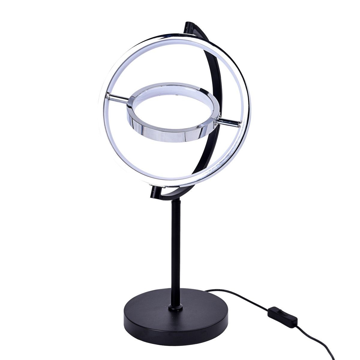 Lampe en métal noir (photo) Lampe en métal noir